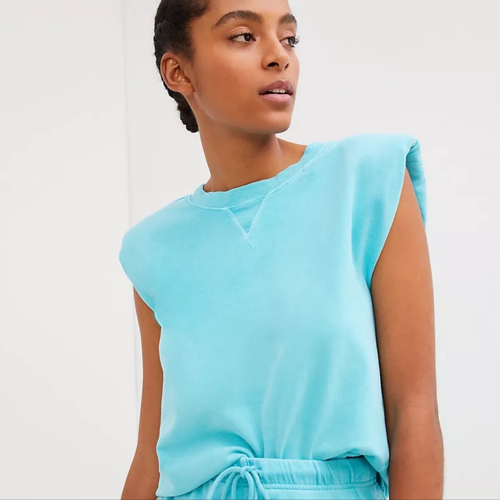 NWT Velvet Anthropologie Aqua Muscle Tank - Picture 2 of 13